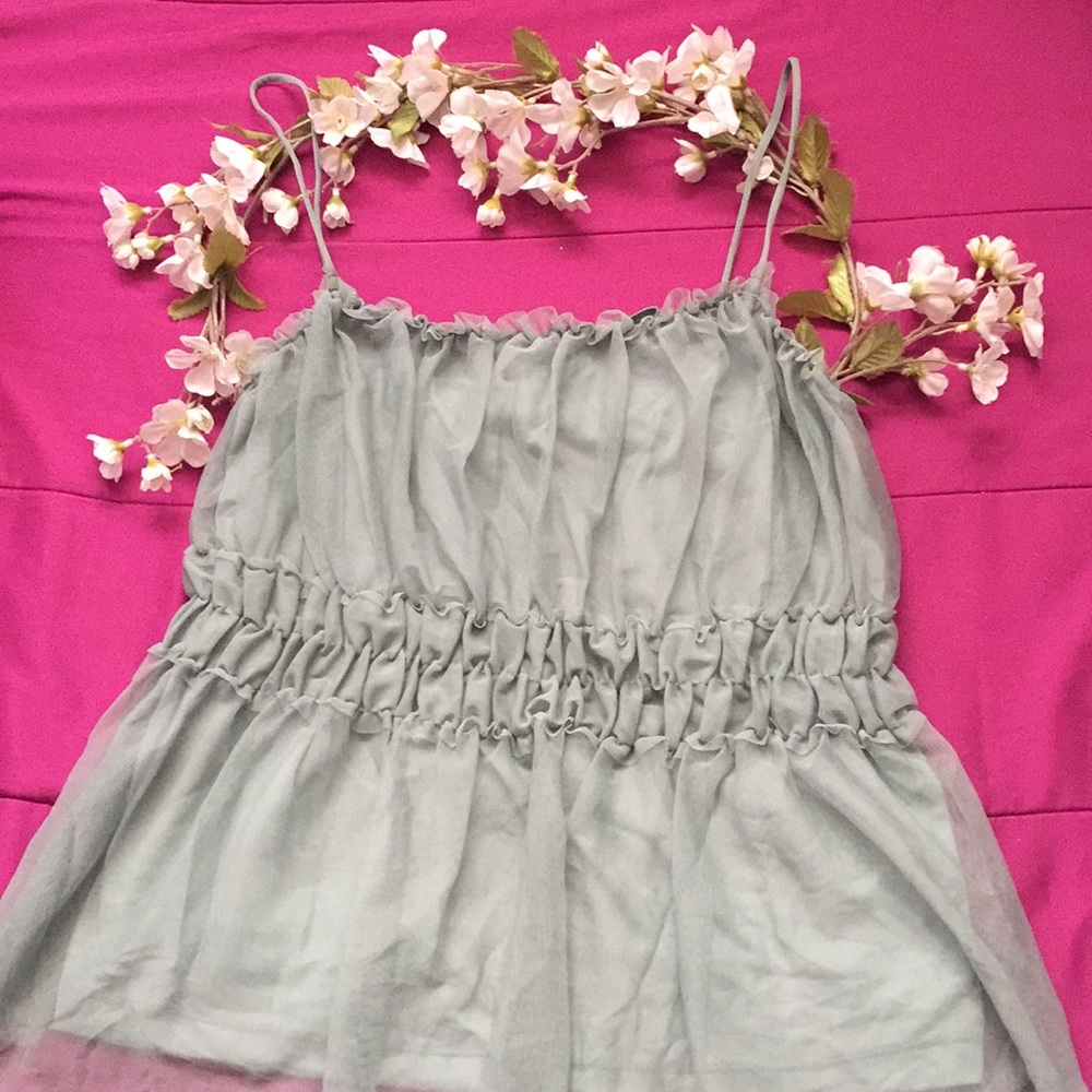 Light blue tank top